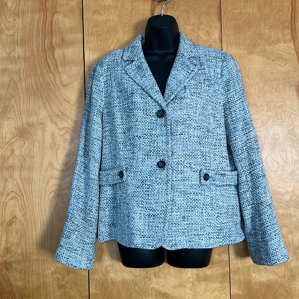 Nwt Talbots Tweed Blazer